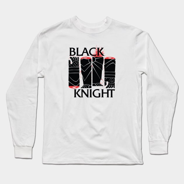 Black Knight Long Sleeve T-Shirt by castlepop